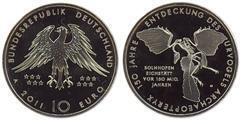 10 euro (150º aniversário da descoberta do Archaeopteryx)