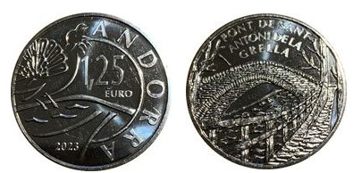 1.25 euro (Puente de Sant Antoni de la Grella)