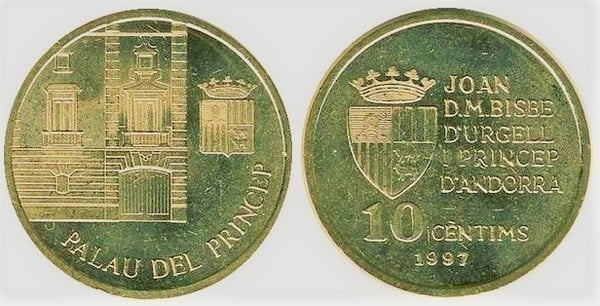 10 cèntims (Palácio do Príncipe)