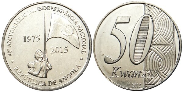 50 kwanzas (40º Aniversário da Independência)