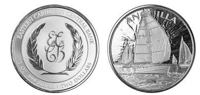 2 dólares (Regata de Anguila)