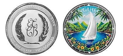 2 dólares (Anguilla-Color Race)