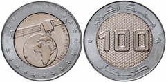 100 dinars (Primeiro satélite de comunicações)