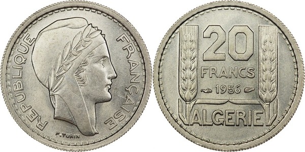 20 francs (Ocupação francesa)