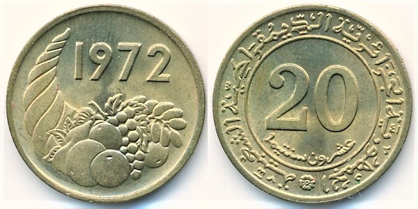 20 céntimos (FAO-Revolução Agrícola)