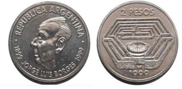 2 pesos (Centenário do nascimento de Jorge Luis Borges)