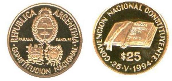 25 pesos (Convenção Nacional Constituinte)