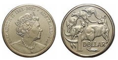 1 dólar (em nome de Isabel II)