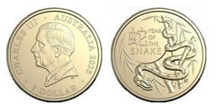 1 dólar (Ano da Serpente)