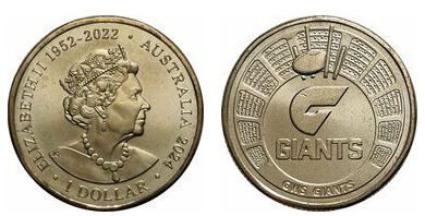 1 dólar (GWS Giants)