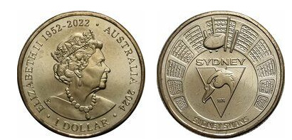1 dólar (Sydney Swans)