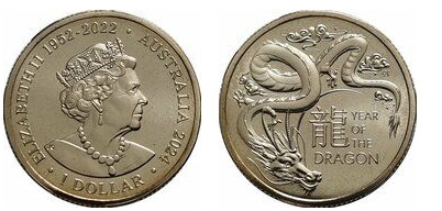 1 dólar (Ano do Dragão)