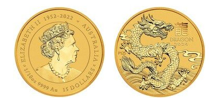 15 dólares (Ano do Dragão)