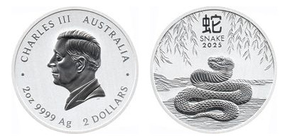 2 dólares (Ano da Serpente)