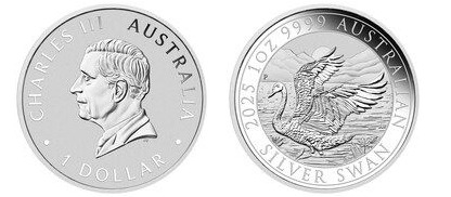 1 dólar (Cisne de prata australiano)