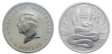 1 dólar (Ano da Serpente)