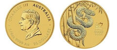 25 dólares (Ano da Serpente)