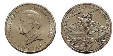 1 dólar (Centenário do Royal Australian Corps of Signals)