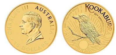 15 dólares (Kookaburra)