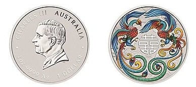 1 dólar (Double Phoenix - Cor)