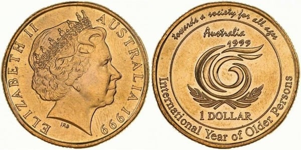 1 dollar (Ano Internacional das Pessoas Idosas)