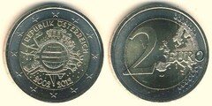 2 euro (10 Aniversario de la Circulación del Euro)