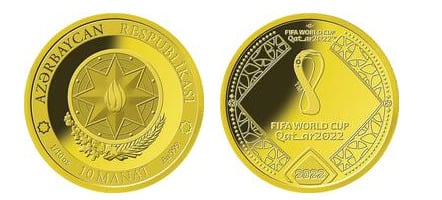 10 manat (Campeonato do Mundo da FIFA Qatar 2022)