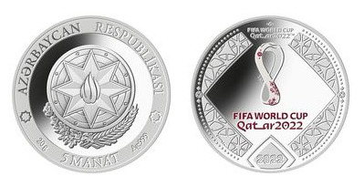 5 manat (Campeonato do Mundo da FIFA Qatar 2022)