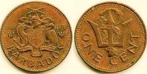 1 cent (10º Aniversário da Independência)