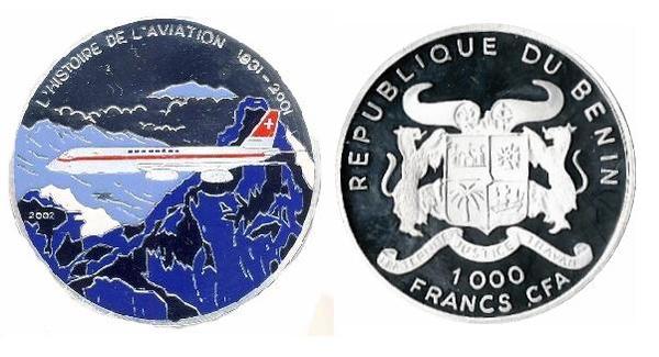 1.000 francs CFA (História da aviação)