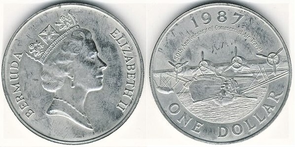 1 dollar (50º Aniversário da Aviação Comercial)