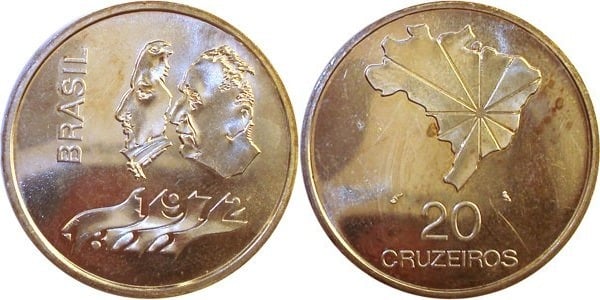 20 cruzeiros (150 Aniversario de la Independencia)