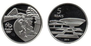 5 reais (Juegos Olímpicos de Río 2016-Running / Museo de Arte Contemporáneo)
