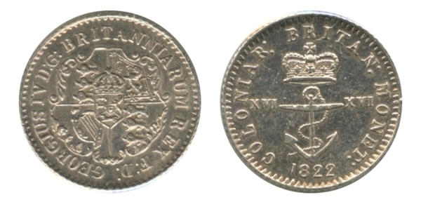 1/16 dólar (George IV)