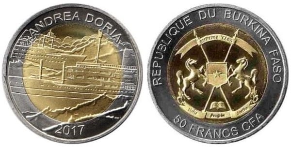 50 francs CFA (Andrea Doria)