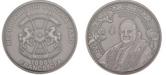 10000 francs CFA (Canonización Papa San Juan XXIII)