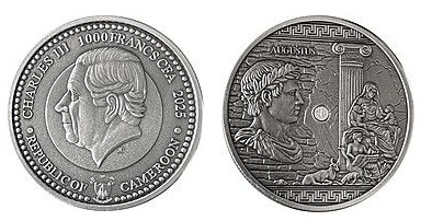 1000 francos CFA (Gaius Julius Caesar Augustus)