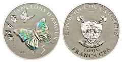 1.000 francs CFA (Papillons d´Amour)