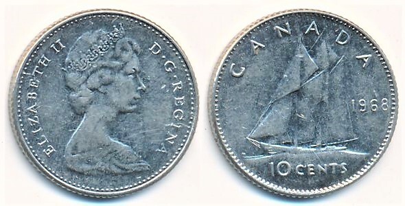 10 cents (Isabel II)