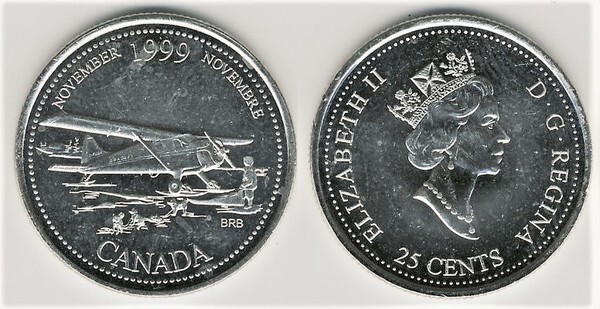 25 cents (Novo Milénio - novembro)