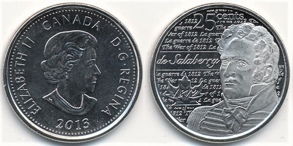 25 cêntimos (Charles-Michel de Salaberry)