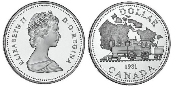 1 dollar (Comboio Transcontinental)