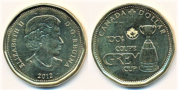 1 dollar (100 Aniversario de la Grey Cup)