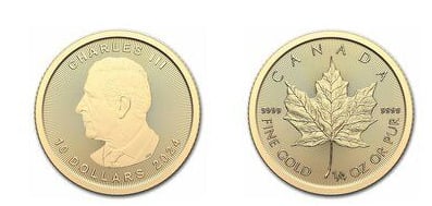 10 dólares (Maple Leaf -GML-Bullion)