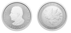 5 dólares (Triple Maple Leaf)