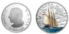 15 dólares (escuna de três mastros)