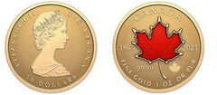 50 dólares (60º aniversário da Bandeira Nacional do Canadá)