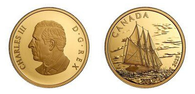 200 dólares (escuna de três mastros)