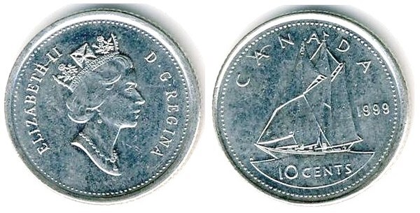 10 cents (Isabel II)