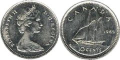 10 cents (Isabel II)